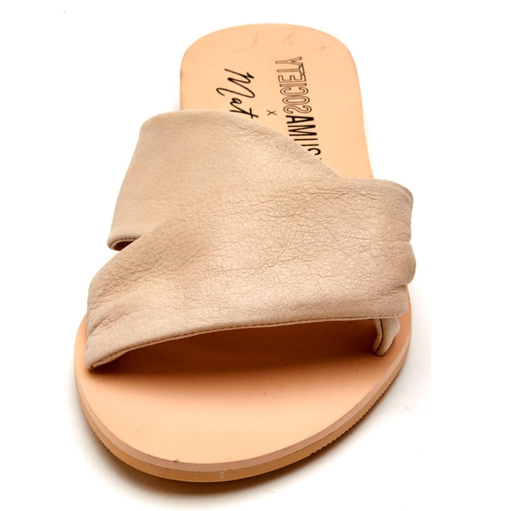 Matisse Capri Slide Ivory Leather Sandal - Picture 4 of 6
